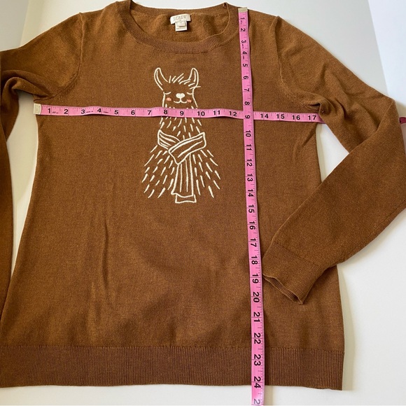 J Crew factory llama sweater size small - Picture 4 of 6